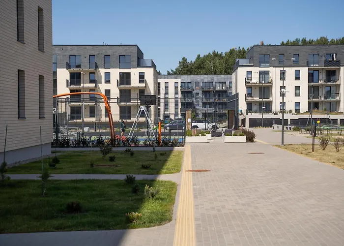 Lazdyneliu Vingis, Free Underground Parking, Long Welcome アパート