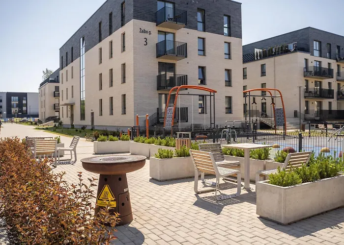 Lazdyneliu Vingis, Free Underground Parking, Long Welcome Apartman